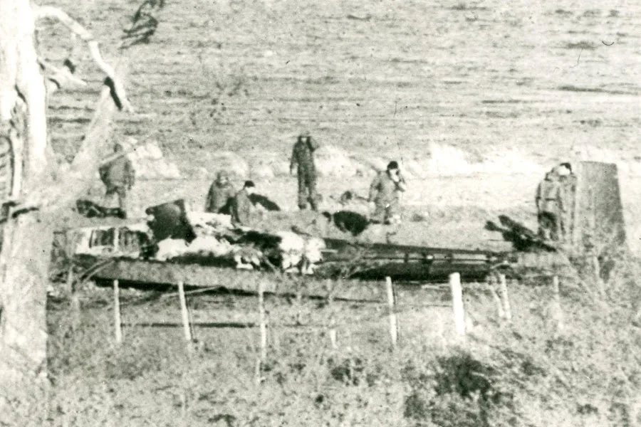 Guerra de las Malvinas: El día que un helicóptero británico se estrelló en Agua Fresca