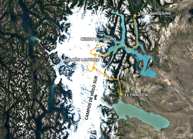 Plantean histórico corredor bimodal al oeste de Campo de Hielo Sur para conectar la Carretera Austral con Puerto Natales